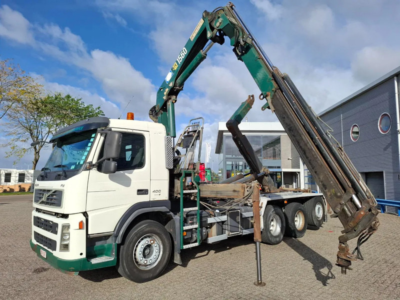 Volvo FM13-400 / 8X4 / AJK HOOK 25TON / CRANE HMF 1560 K3 / ROTATOR / LIFT+LENKACHSE / AIRCO / MANUAL / EURO-4 / 2007 - Camião grua: foto 1 Volvo FM13-400 / 8X4 / AJK HOOK 25TON / CRANE HMF 1560 K3 / ROTATOR / LIFT+LENKACHSE / AIRCO / MANUAL / EURO-4 / 2007 - Camião grua: foto 1