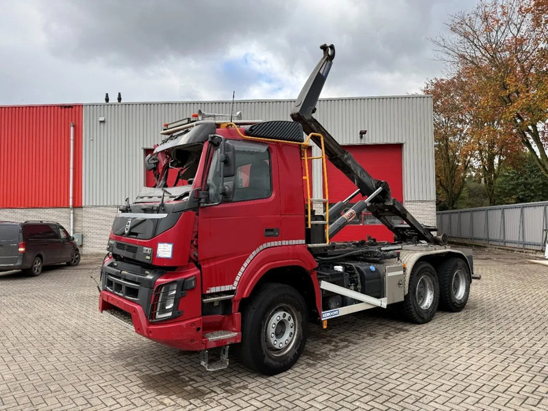 Volvo FMX4-500 / ENGINE RUNNING / VEB+ / 6X4 / BIG AXLE / AJK 20 TON HOOKLIFT / ONLY:276433 KM / AUTOMATIC / EURO-6 / 2020 - Camião polibenne: foto 1 Volvo FMX4-500 / ENGINE RUNNING / VEB+ / 6X4 / BIG AXLE / AJK 20 TON HOOKLIFT / ONLY:276433 KM / AUTOMATIC / EURO-6 / 2020 - Camião polibenne: foto 1