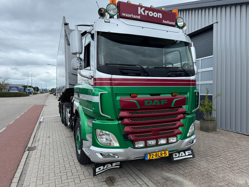 Camião basculante, Camião grua DAF CF530 8x2 Palfinger Epsilon, Alu Kipper: foto 6