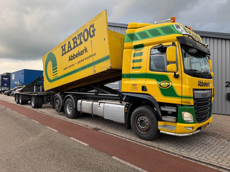 DAF CF85-460 6x2 VDL Hook system, LZV-Ontheffing, 300.000 Km!!! - Camião polibenne: foto 1 DAF CF85-460 6x2 VDL Hook system, LZV-Ontheffing, 300.000 Km!!! - Camião polibenne: foto 1