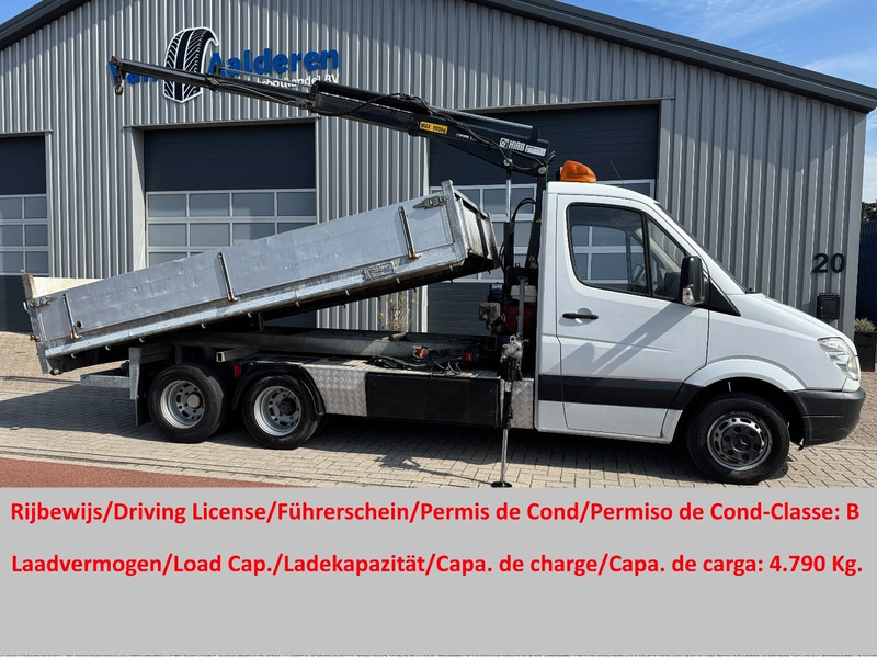 Mercedes-Benz Sprinter 516 CDI Clixtar, HIAB Kraan/Crane/Kran/Grua, Kipper - Carrinha basculante: foto 1 Mercedes-Benz Sprinter 516 CDI Clixtar, HIAB Kraan/Crane/Kran/Grua, Kipper - Carrinha basculante: foto 1