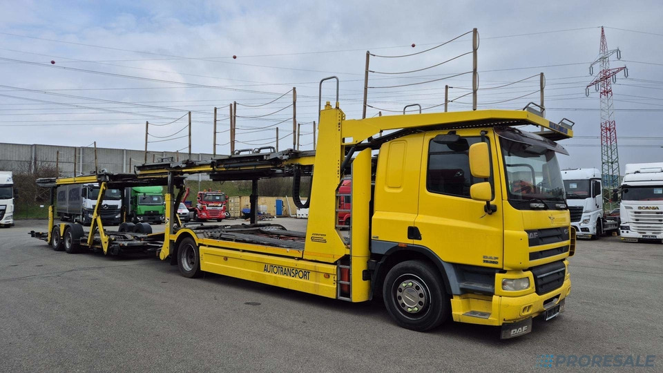 DAF FA CF 75.360 EURO 5 přepravník aut - prodejné jen s přívěsem GROENEWOLD P0461K - cena je za celou soupravu - Camião transporte de veículos: foto 1 DAF FA CF 75.360 EURO 5 přepravník aut - prodejné jen s přívěsem GROENEWOLD P0461K - cena je za celou soupravu - Camião transporte de veículos: foto 1