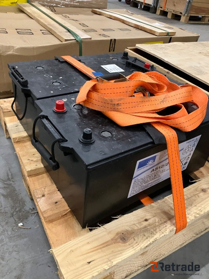 2 stk batterier - Bateria automotiva por Máquina de construção: foto 1 2 stk batterier - Bateria automotiva por Máquina de construção: foto 1