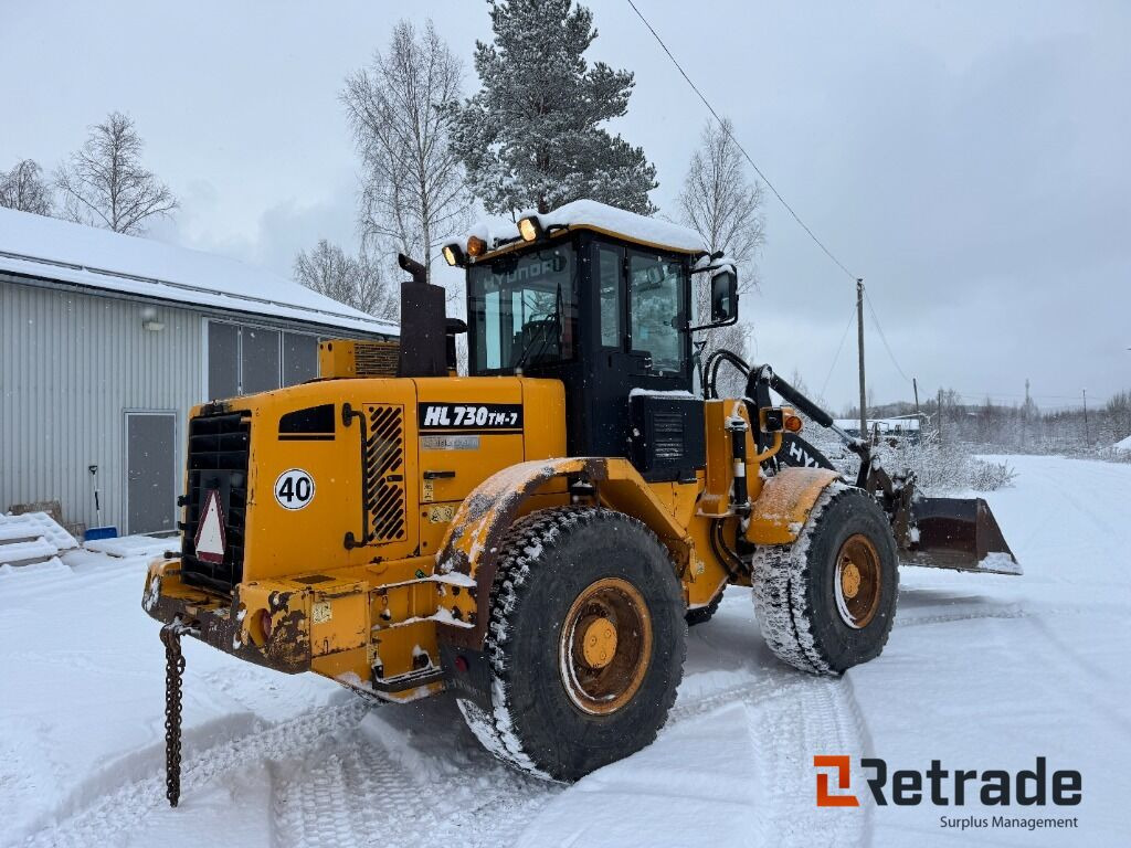 Hjullastare Hyundai HL730 TM-7 med planerskopa - Pá carregadora de rodas: foto 3 Hjullastare Hyundai HL730 TM-7 med planerskopa - Pá carregadora de rodas: foto 3