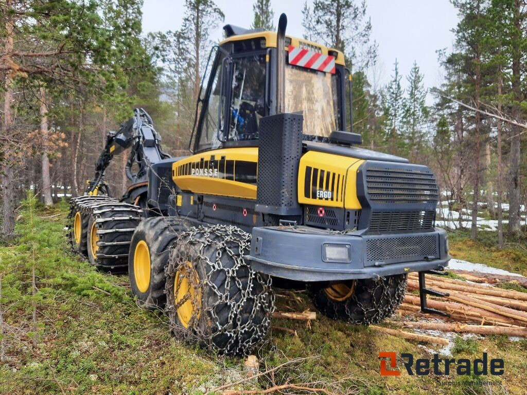 Hogstmaskin Ponsse Ergo 8w m/ H6 hogstaggregat, belter og kjettinger - Máquina agrícola: foto 1 Hogstmaskin Ponsse Ergo 8w m/ H6 hogstaggregat, belter og kjettinger - Máquina agrícola: foto 1