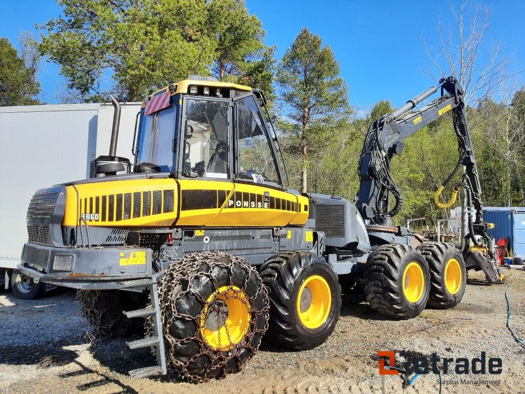 Hogstmaskin Ponsse Ergo 8w m/ H6 hogstaggregat, belter og kjettinger - Máquina agrícola: foto 3 Hogstmaskin Ponsse Ergo 8w m/ H6 hogstaggregat, belter og kjettinger - Máquina agrícola: foto 3