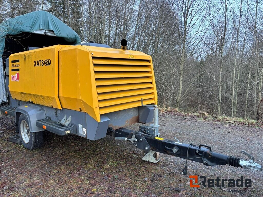 Atlas Copco XATS 377 Kompressor - Máquina de construção: foto 1 Atlas Copco XATS 377 Kompressor - Máquina de construção: foto 1