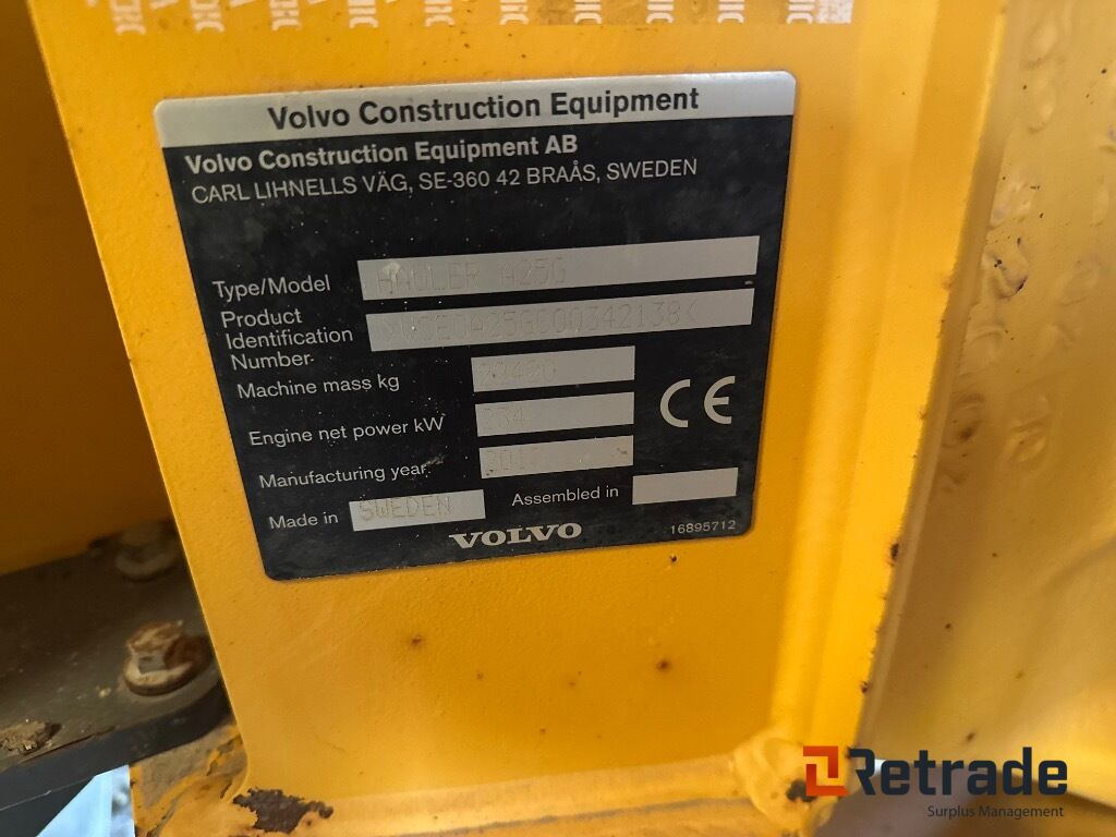 Máquina de construção Volvo  A25G Dumper: foto 11