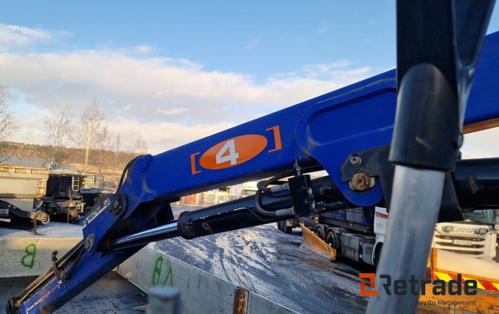 Camião de caixa aberta/ Plataforma, Camião grua Mercedes-Benz Atego 818L med 6 meter plan og kran: foto 18