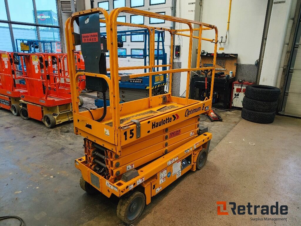 Sakselift Haulotte Optimum 8 - Plataforma de Tijera/ Plataforma de tesoura: foto 1 Sakselift Haulotte Optimum 8 - Plataforma de Tijera/ Plataforma de tesoura: foto 1