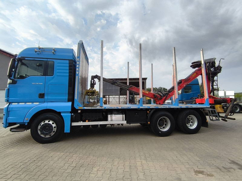 MAN TGX 26.500 Holz-LKW Euro6 6x4 Holztransporter m Palfinger (16) - Camião de transporte de madeira, Camião grua: foto 5 MAN TGX 26.500 Holz-LKW Euro6 6x4 Holztransporter m Palfinger (16) - Camião de transporte de madeira, Camião grua: foto 5