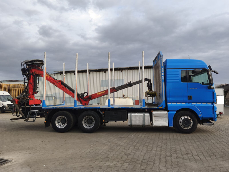 MAN TGX 26.500 Holz-LKW Euro6 6x4 Holztransporter m Palfinger (16) - Camião de transporte de madeira, Camião grua: foto 4 MAN TGX 26.500 Holz-LKW Euro6 6x4 Holztransporter m Palfinger (16) - Camião de transporte de madeira, Camião grua: foto 4