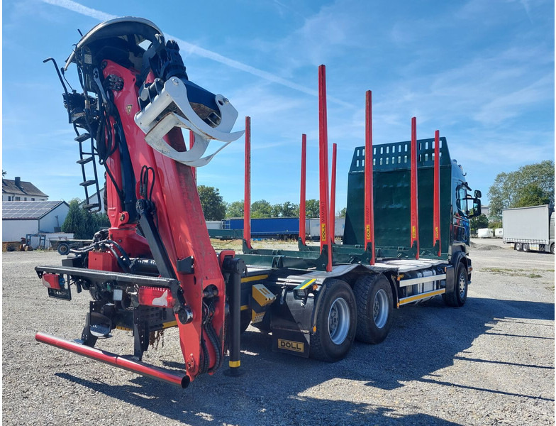 Scania R490 6x4 Euro 6 Kurzholz Palfinger AHK (2) - Camião de transporte de madeira, Camião grua: foto 2 Scania R490 6x4 Euro 6 Kurzholz Palfinger AHK (2) - Camião de transporte de madeira, Camião grua: foto 2