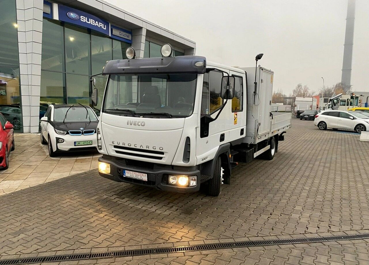 Iveco Eurocargo ML80E17 - Camião de caixa aberta/ Plataforma, Camião grua: foto 3 Iveco Eurocargo ML80E17 - Camião de caixa aberta/ Plataforma, Camião grua: foto 3