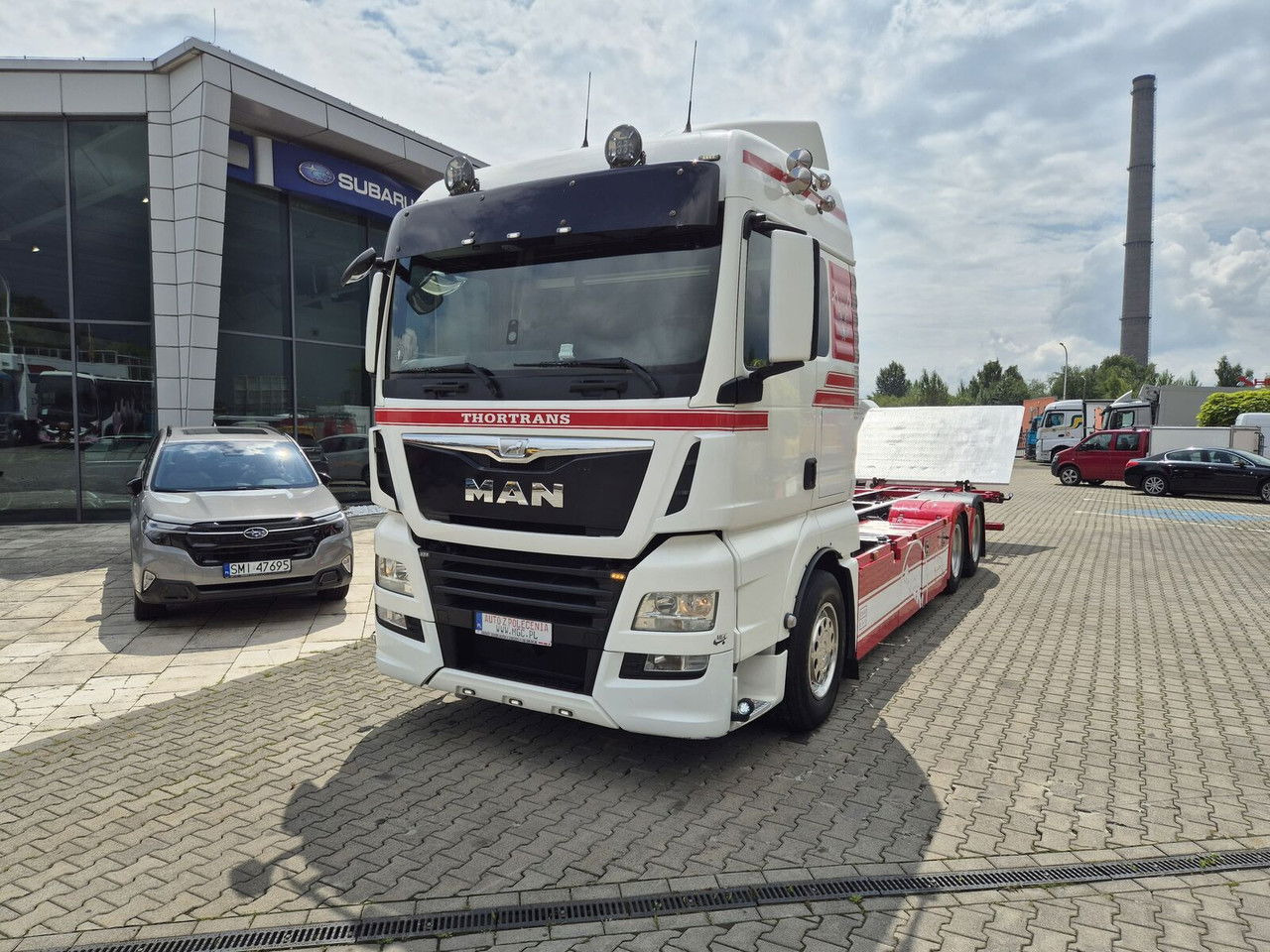 MAN TGX 28 28.420 , 6x2-2 LL + Trailer HFR KM 20 / 1 Owner / E6 /Techni - Camião transportador de contêineres/ Caixa móvel: foto 5 MAN TGX 28 28.420 , 6x2-2 LL + Trailer HFR KM 20 / 1 Owner / E6 /Techni - Camião transportador de contêineres/ Caixa móvel: foto 5