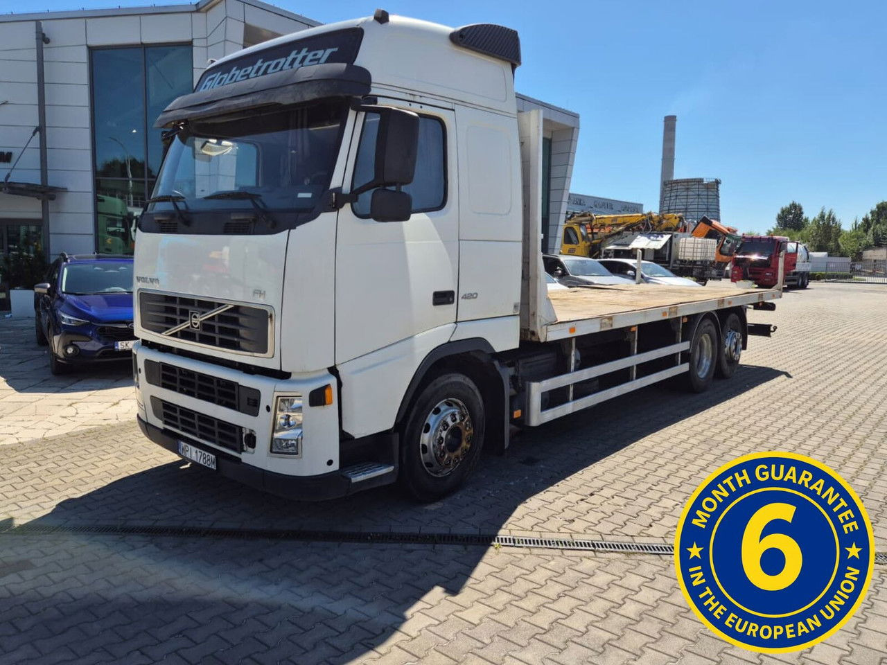 Volvo FM 420 Platform / Works Great - Camião de caixa aberta/ Plataforma: foto 1 Volvo FM 420 Platform / Works Great - Camião de caixa aberta/ Plataforma: foto 1