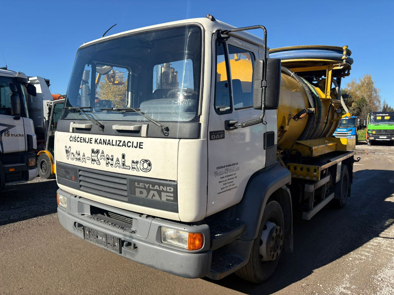 DAF AE55 4x2 vacuum + pressure truck - 8000 liters - Caminhão limpa fossa: foto 1 DAF AE55 4x2 vacuum + pressure truck - 8000 liters - Caminhão limpa fossa: foto 1
