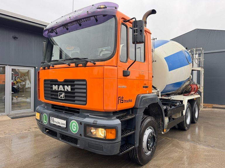 MAN 27.414 FE 410A 6x4 stetter - 7m3 - euro 3 - Camião betoneira: foto 1 MAN 27.414 FE 410A 6x4 stetter - 7m3 - euro 3 - Camião betoneira: foto 1