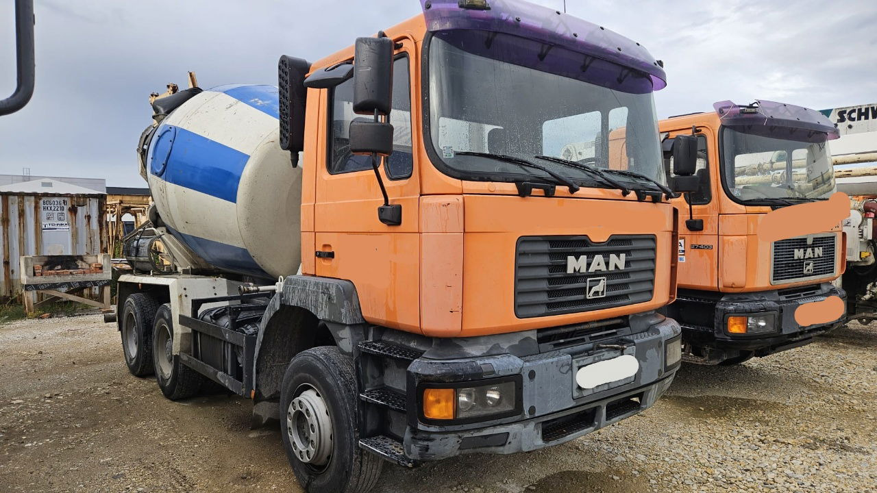 MAN FE 410A 8x4 mixer - 7m3 - euro 3 - Camião betoneira: foto 2 MAN FE 410A 8x4 mixer - 7m3 - euro 3 - Camião betoneira: foto 2
