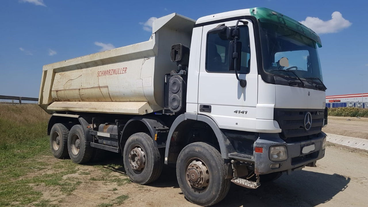 Mercedes-Benz Actros 4141 K 8x6 schwarzmuller mulda tipper - Camião basculante: foto 4 Mercedes-Benz Actros 4141 K 8x6 schwarzmuller mulda tipper - Camião basculante: foto 4
