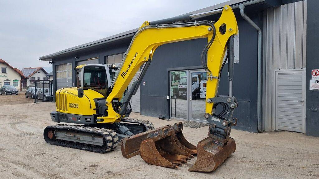 WACKER NEUSON ET90 - Powertilt - 3X Buckets - 2018 Year - Camera - Mini escavadeira: foto 4 WACKER NEUSON ET90 - Powertilt - 3X Buckets - 2018 Year - Camera - Mini escavadeira: foto 4