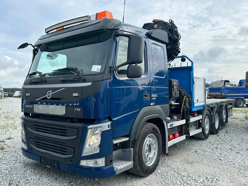 Volvo FM 460 8x2*6 | Hiab 302E-6 | TULOSSA - Camião de caixa aberta/ Plataforma, Camião grua: foto 1 Volvo FM 460 8x2*6 | Hiab 302E-6 | TULOSSA - Camião de caixa aberta/ Plataforma, Camião grua: foto 1