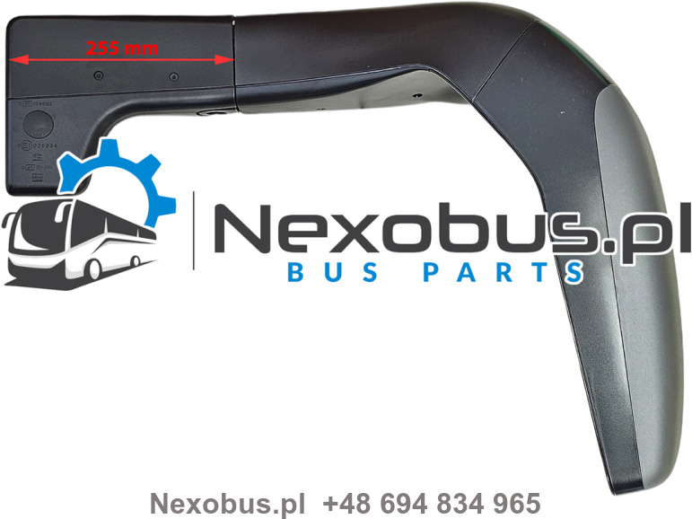 Lusterko Mercedes Intergo Setra 4.. NF UL prawe L=255 mm - Espelho retrovisor por Ônibus: foto 1 Lusterko Mercedes Intergo Setra 4.. NF UL prawe L=255 mm - Espelho retrovisor por Ônibus: foto 1