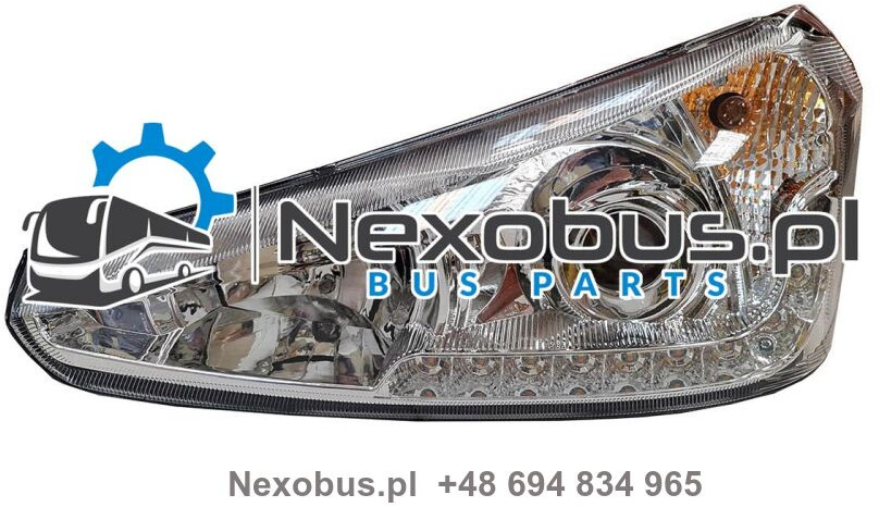 Reflektor Scania Irizar PB z lampa do jazdy dziennej i kierunkowskazem LED lewa - Farol dianteira por Ônibus: foto 1 Reflektor Scania Irizar PB z lampa do jazdy dziennej i kierunkowskazem LED lewa - Farol dianteira por Ônibus: foto 1