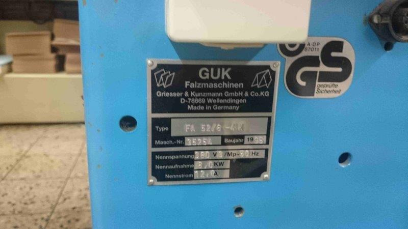 GUK FA 52-6-4-K-FL combination folding machine - Máquina de dobrar papel: foto 2 GUK FA 52-6-4-K-FL combination folding machine - Máquina de dobrar papel: foto 2