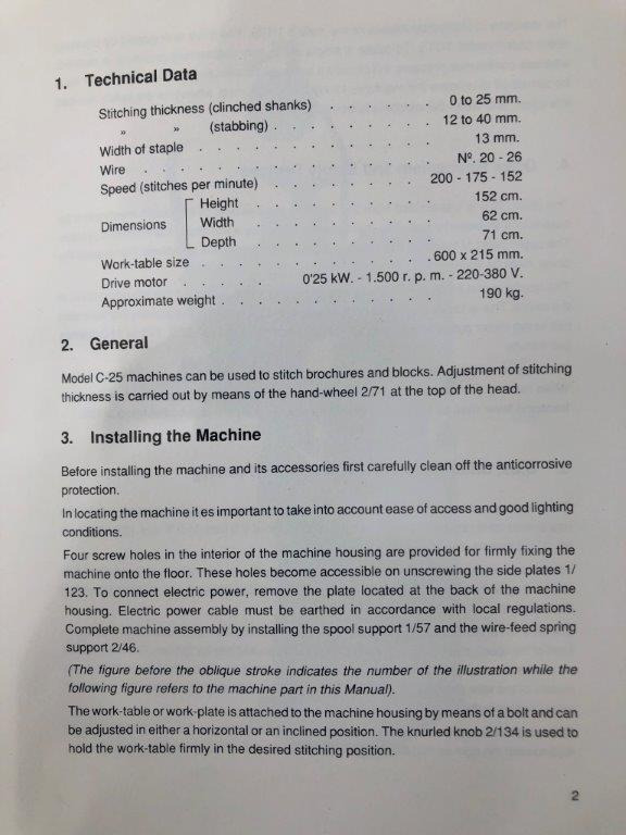Máquina de impressão One head pad and folder wire - stitching machine Bardolet 25/40: foto 8 Máquina de impressão One head pad and folder wire - stitching machine Bardolet 25/40: foto 8