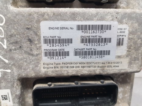 Case Puma New Holland T7.200 Engine Ecu Control Unit 5801811458, 2854594 - Centralina electrónica por Trator: foto 2 Case Puma New Holland T7.200 Engine Ecu Control Unit 5801811458, 2854594 - Centralina electrónica por Trator: foto 2