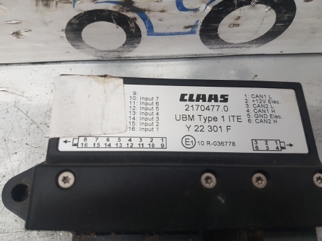 Claas Axion 800, 900, Arion 400, 500, 600 Ser 640 Ecu Ubm Type 1 Ite 0021704770 - Centralina electrónica por Trator: foto 2 Claas Axion 800, 900, Arion 400, 500, 600 Ser 640 Ecu Ubm Type 1 Ite 0021704770 - Centralina electrónica por Trator: foto 2