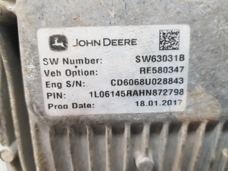 John Deere 6145r Engine Control Unit Re548097, Re580347, Sw63031b - Centralina electrónica por Trator: foto 2 John Deere 6145r Engine Control Unit Re548097, Re580347, Sw63031b - Centralina electrónica por Trator: foto 2