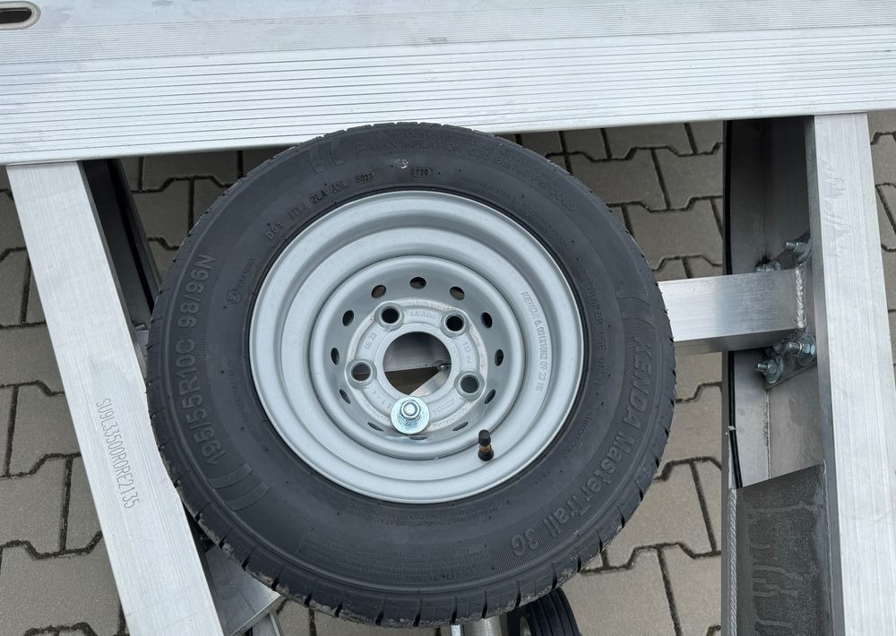 Reboque transporte de veículos novo GROMEX Gromex laweta aluminiowa | 850x210cm | DMC 3500kg | platforma na 2 auta | 3 osie AL-KO | OŚWIETLENIE LED: foto 11