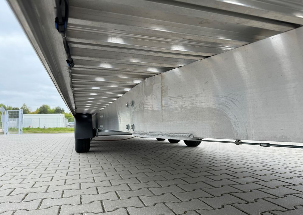 Reboque transporte de veículos novo GROMEX Gromex laweta aluminiowa | 850x210cm | DMC 3500kg | platforma na 2 auta | 3 osie AL-KO | OŚWIETLENIE LED: foto 14
