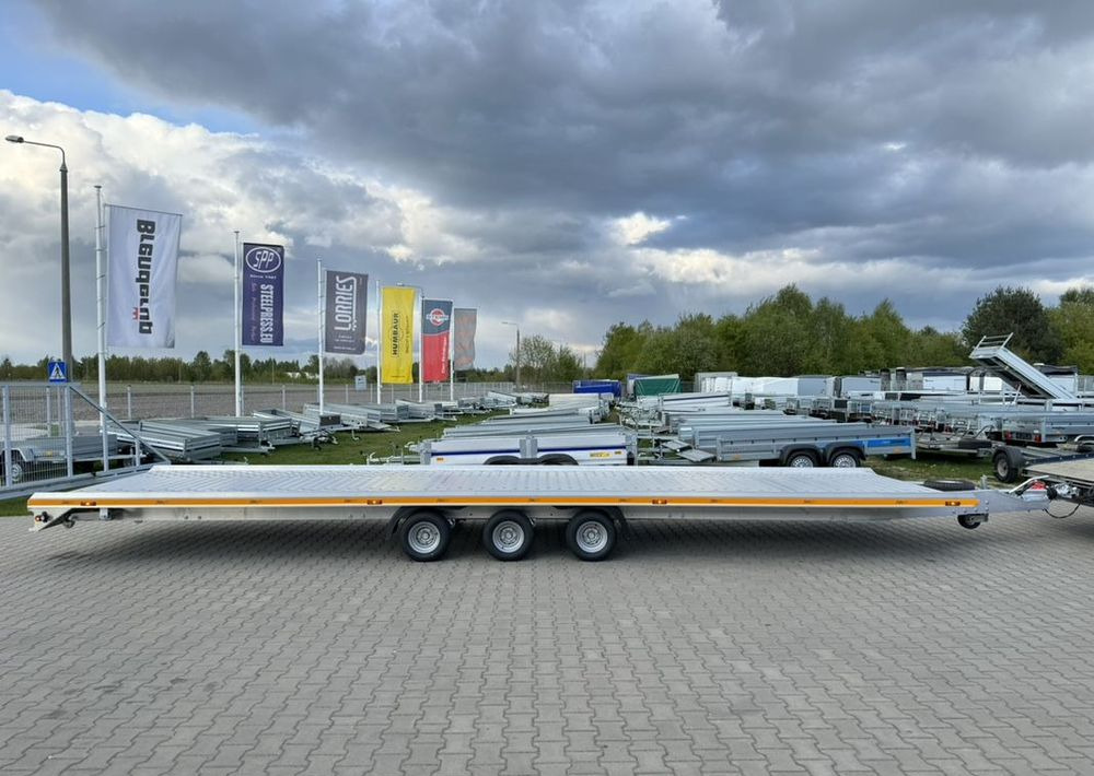 GROMEX laweta aluminiowa | 850x210cm | DMC 3500kg | platforma na 2 auta | 3 osie AL-KO | OŚWIETLENIE LED - Reboque transporte de veículos: foto 2 GROMEX laweta aluminiowa | 850x210cm | DMC 3500kg | platforma na 2 auta | 3 osie AL-KO | OŚWIETLENIE LED - Reboque transporte de veículos: foto 2