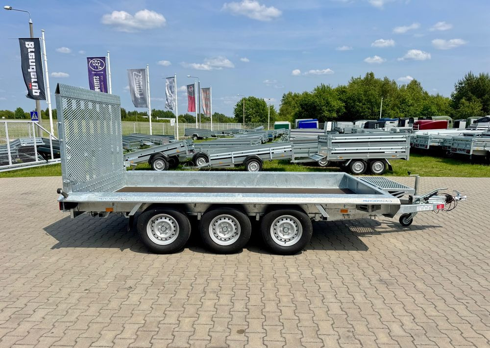 Niewiadów KN401835T - 400 x 185 cm | 2570kg ładowności | trap stalowy | 3-osiowa budowlanka - Reboque porta máquinas: foto 2 Niewiadów KN401835T - 400 x 185 cm | 2570kg ładowności | trap stalowy | 3-osiowa budowlanka - Reboque porta máquinas: foto 2