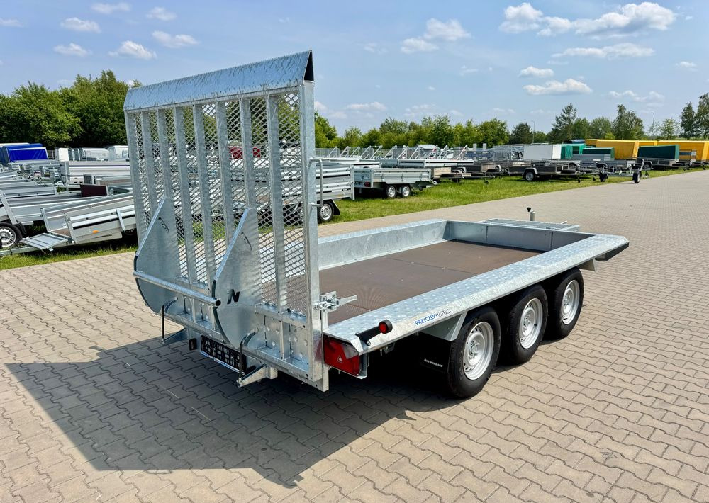 Niewiadów KN401835T - 400 x 185 cm | 2570kg ładowności | trap stalowy | 3-osiowa budowlanka - Reboque porta máquinas: foto 3 Niewiadów KN401835T - 400 x 185 cm | 2570kg ładowności | trap stalowy | 3-osiowa budowlanka - Reboque porta máquinas: foto 3