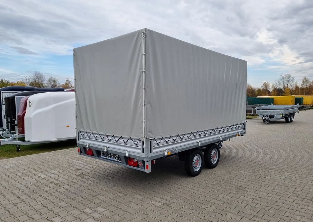 Reboque plataforma/ Caixa aberta novo STEMA SH O2 27-40-20.2 - przyczepa skrzyniowa 401x203 cm 2,7T: foto 15