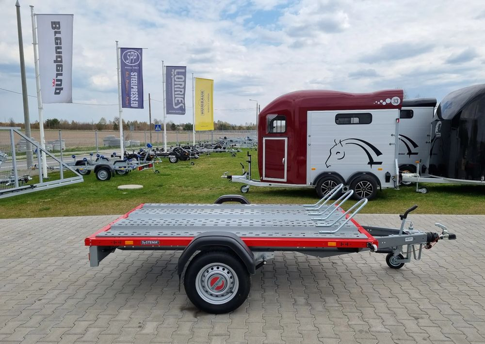 STEMA Stema STM 02 10-25-15.1 red | 251x153 cm 3 motocykle | DMC 1000kg - Reboque para moto: foto 3 STEMA Stema STM 02 10-25-15.1 red | 251x153 cm 3 motocykle | DMC 1000kg - Reboque para moto: foto 3