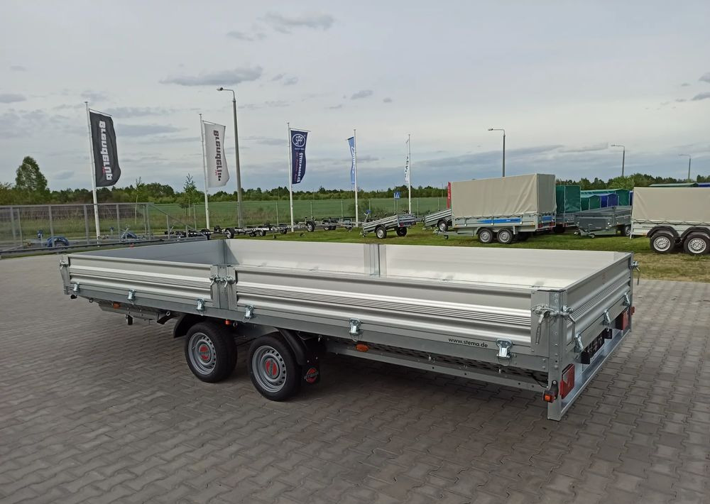 Stema Przyczepa 510x213 cm ALU 3,5T hamowana - Reboque plataforma/ Caixa aberta: foto 5 Stema Przyczepa 510x213 cm ALU 3,5T hamowana - Reboque plataforma/ Caixa aberta: foto 5