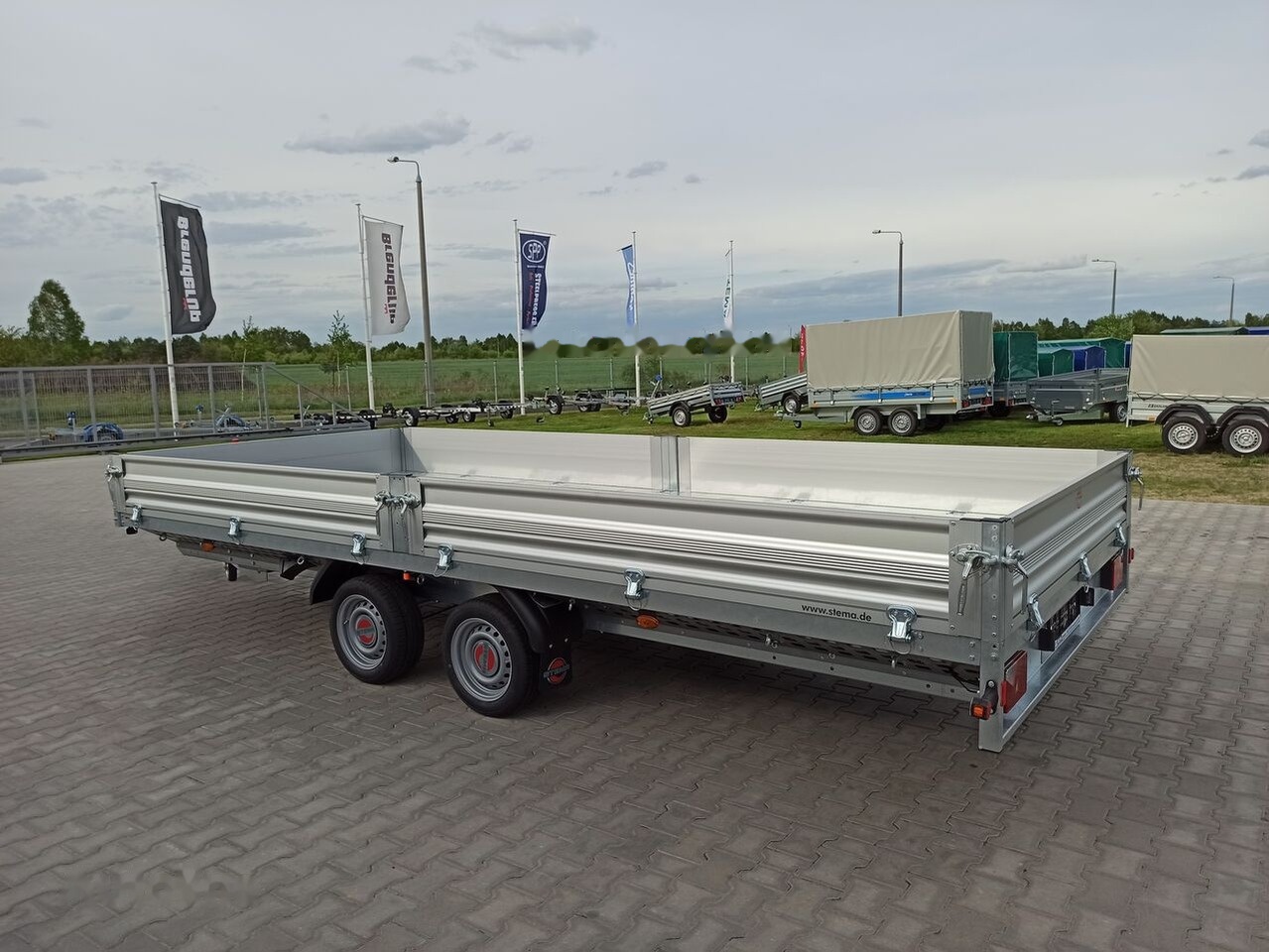 Stema SHP O2 35-52-22.2 przyczepa skrzyniowa 5x2m otwierane burty - Reboque plataforma/ Caixa aberta: foto 5 Stema SHP O2 35-52-22.2 przyczepa skrzyniowa 5x2m otwierane burty - Reboque plataforma/ Caixa aberta: foto 5