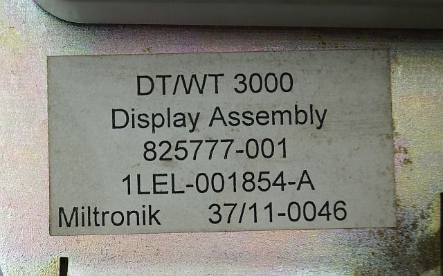 Crown 825777-001 | DT/WT3000 display 825777-001 1LEL-001854-A Miltronik 37/11-00 DT/WT3000 display 825777-001 1LEL-001854-A Miltronik 37/11-0046 - Painel de instrumentos por Equipamento de movimentação: foto 2 Crown 825777-001 | DT/WT3000 display 825777-001 1LEL-001854-A Miltronik 37/11-00 DT/WT3000 display 825777-001 1LEL-001854-A Miltronik 37/11-0046 - Painel de instrumentos por Equipamento de movimentação: foto 2