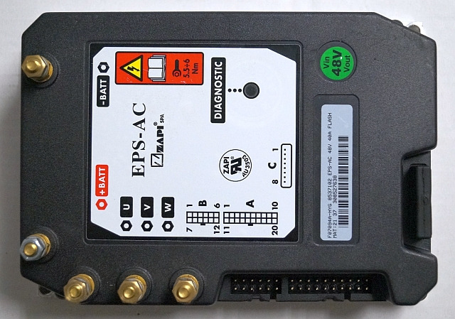 Hyster/Yale 8537102 | Controller Zapi EPS-AC F07094A-HYG 48V 40A Flash mat 21 37 - Centralina electrónica por Equipamento de movimentação: foto 1 Hyster/Yale 8537102 | Controller Zapi EPS-AC F07094A-HYG 48V 40A Flash mat 21 37 - Centralina electrónica por Equipamento de movimentação: foto 1