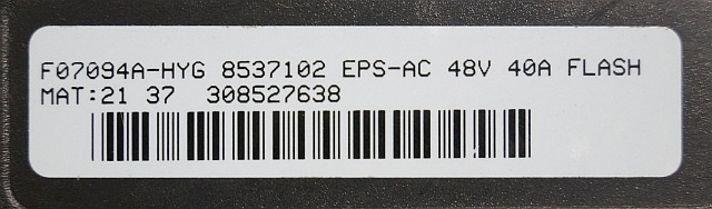 Hyster/Yale 8537102 | Controller Zapi EPS-AC F07094A-HYG 48V 40A Flash mat 21 37 - Centralina electrónica por Equipamento de movimentação: foto 3 Hyster/Yale 8537102 | Controller Zapi EPS-AC F07094A-HYG 48V 40A Flash mat 21 37 - Centralina electrónica por Equipamento de movimentação: foto 3