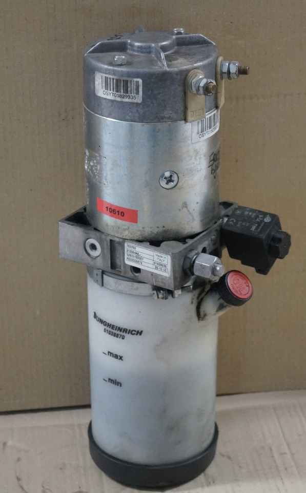 Jungheinrich 51006444 | Lifting motor with tank 24V 2,2KW 120A 2600 min-1 ISKRA Lifting motor with tank 24V 2,2KW 120A 2600 min-1 ISKRA code R932005574 for ERE225 year 2010 - Bomba hidráulica por Equipamento de movimentação: foto 1 Jungheinrich 51006444 | Lifting motor with tank 24V 2,2KW 120A 2600 min-1 ISKRA Lifting motor with tank 24V 2,2KW 120A 2600 min-1 ISKRA code R932005574 for ERE225 year 2010 - Bomba hidráulica por Equipamento de movimentação: foto 1