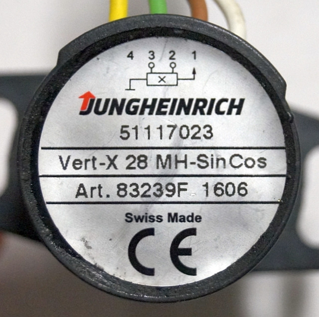 Jungheinrich 51117023 | Sinus Cosinus sensor steering - Sensor por Equipamento de movimentação: foto 4 Jungheinrich 51117023 | Sinus Cosinus sensor steering - Sensor por Equipamento de movimentação: foto 4