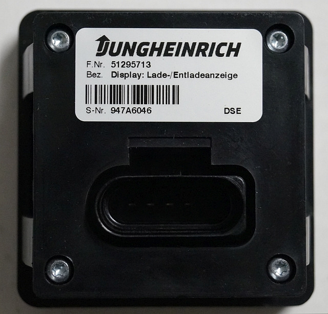 Jungheinrich 51295713 | Battery indicator sn. 947A6046 - Painel de instrumentos por Equipamento de movimentação: foto 2 Jungheinrich 51295713 | Battery indicator sn. 947A6046 - Painel de instrumentos por Equipamento de movimentação: foto 2