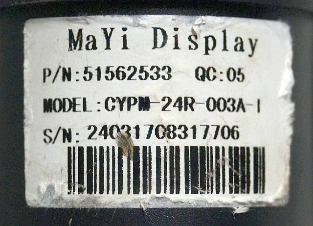Jungheinrich 51562533 | Battery and Hour indicator MaYi display CYPM-24R-003A-I - Painel de instrumentos por Equipamento de movimentação: foto 3 Jungheinrich 51562533 | Battery and Hour indicator MaYi display CYPM-24R-003A-I - Painel de instrumentos por Equipamento de movimentação: foto 3