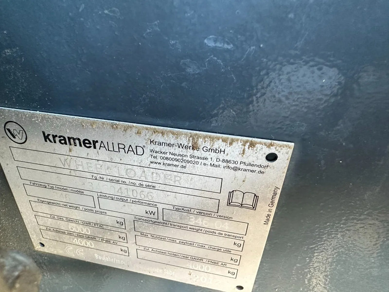 Pá carregadora de rodas Kramer 850 / 346: foto 14